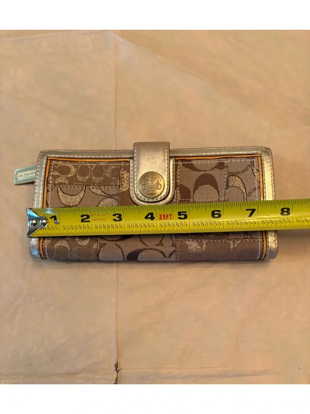 Rare Special EditionCoach Patchwork Signature long wallet